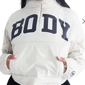 New Body by Raven Tracy Camp Puffer Jacket - XL | Women Light Gray Quilted Coat